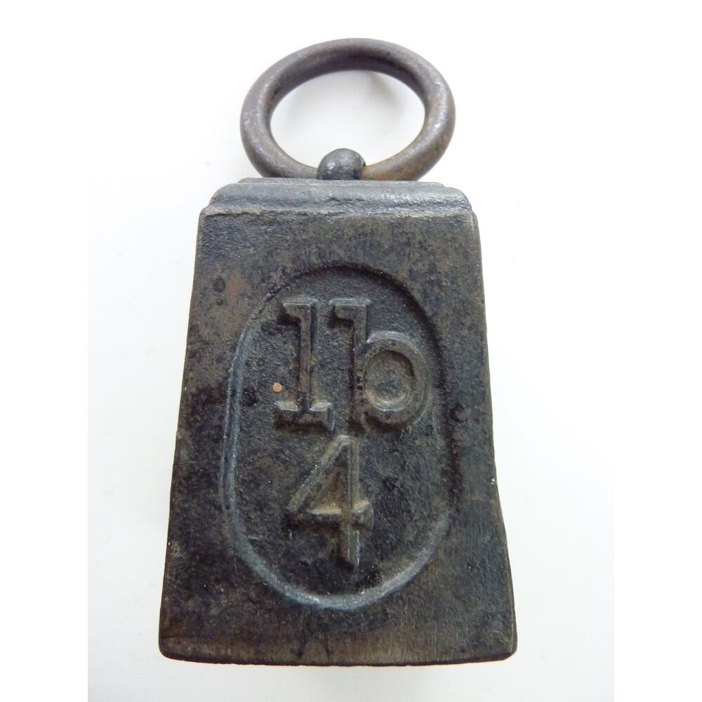 Vintage GPO 4lb Cast Iron Weight Libra The Balanced Zodiac Gift - Picture 6 of 6